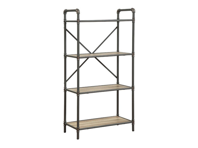 Itzel Oak Bookshelf - Ornate Home