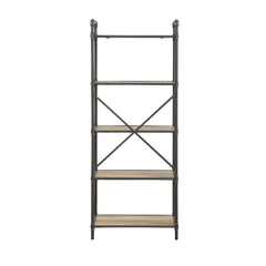 Itzel Oak Bookshelf - Ornate Home