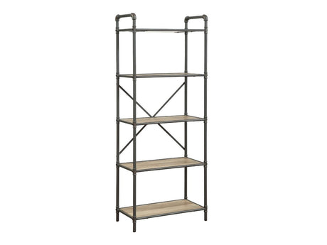 Itzel Oak Bookshelf - Ornate Home