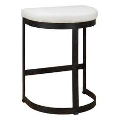 Ivanna White Counter Stool - Ornate Home