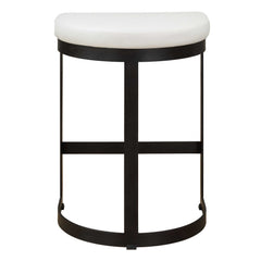 Ivanna White Counter Stool - Ornate Home