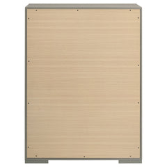 Ives Grey High Gloss Chest - Ornate Home