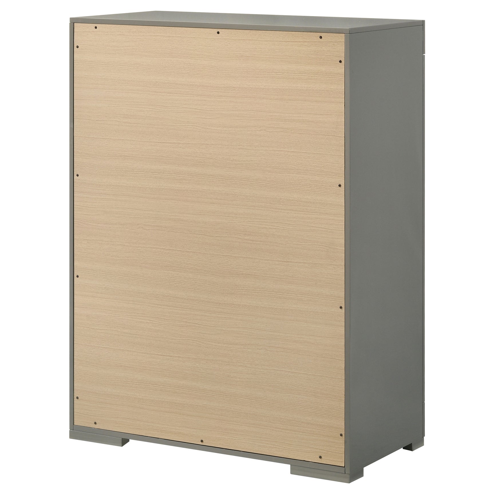 Ives Grey High Gloss Chest - Ornate Home