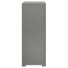 Ives Grey High Gloss Chest - Ornate Home