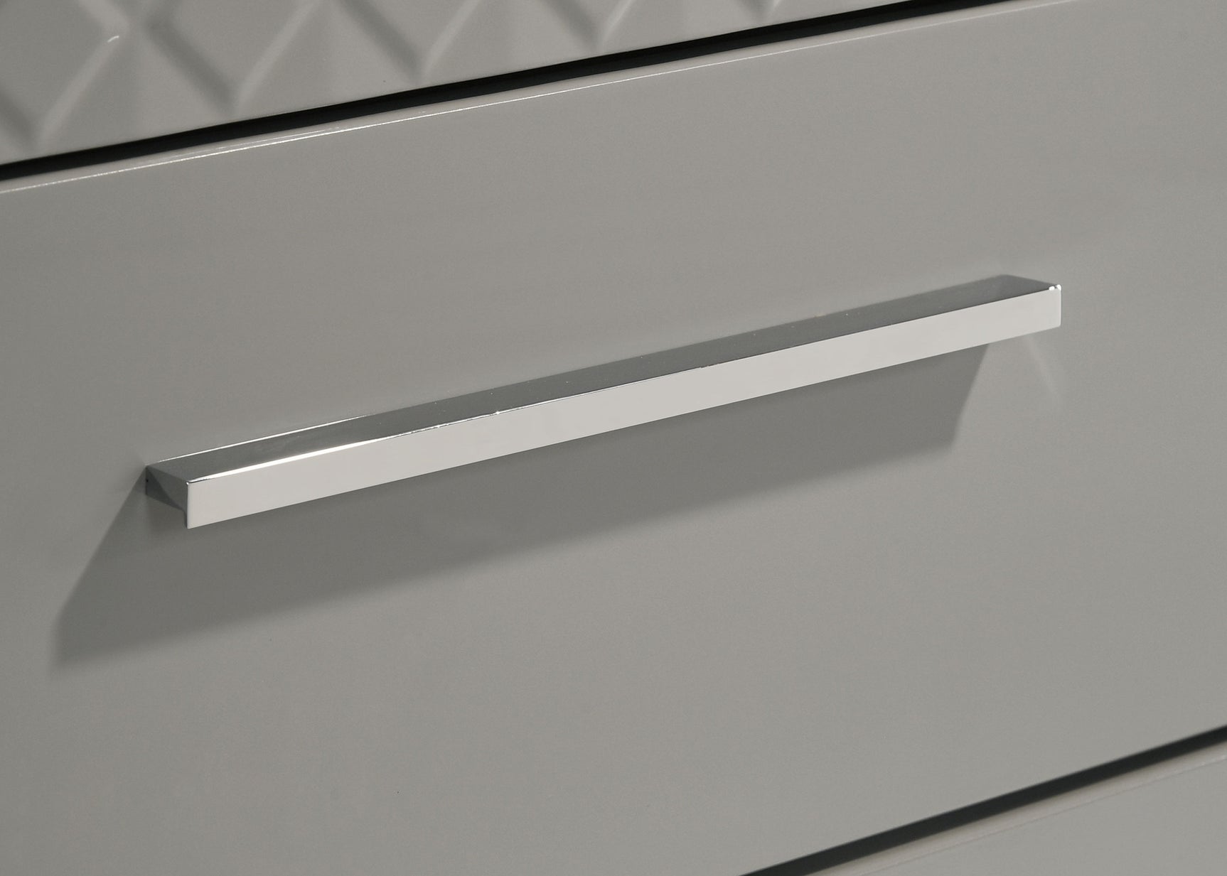 Ives Grey High Gloss Chest - Ornate Home