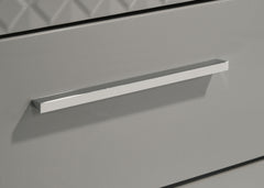 Ives Grey High Gloss Chest - Ornate Home