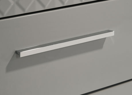 Ives Grey High Gloss Chest - Ornate Home