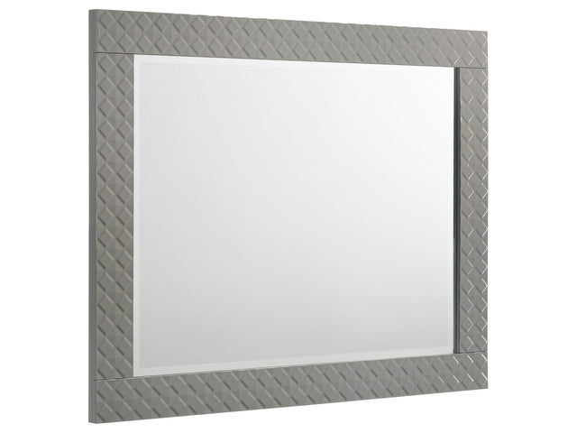 Ives Grey High Gloss Dresser Mirror - Ornate Home