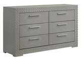 Ives Grey High Gloss Dresser - Ornate Home