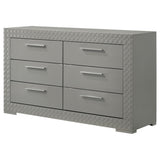Ives Grey High Gloss Dresser - Ornate Home