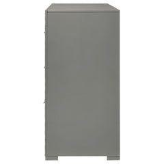 Ives Grey High Gloss Dresser - Ornate Home