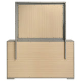 Ives Grey High Gloss Dresser and Mirror - Ornate Home