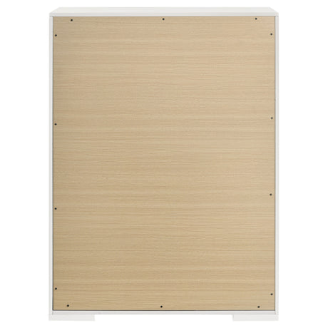 Ives White High Gloss Chest - Ornate Home