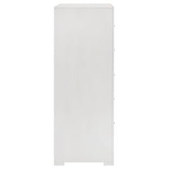 Ives White High Gloss Chest - Ornate Home
