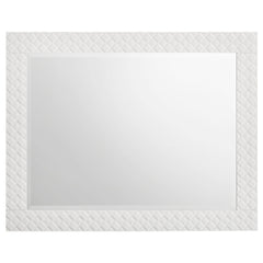 Ives White High Gloss Dresser Mirror - Ornate Home