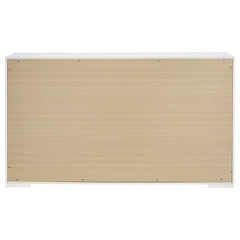 Ives White High Gloss Dresser - Ornate Home