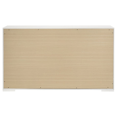 Ives White High Gloss Dresser - Ornate Home