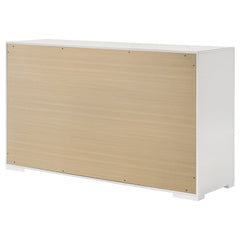 Ives White High Gloss Dresser - Ornate Home