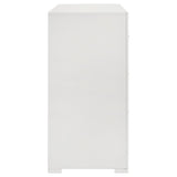 Ives White High Gloss Dresser - Ornate Home