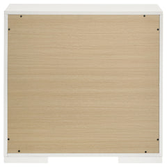 Ives White High Gloss Nightstand - Ornate Home