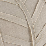 Ivivva Beige 14x26 Fabric Textured Decorative Pillow Cover - Ornate Home