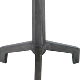 Ivor Brown/Silver Cast Iron Floor Lamp - Ornate Home