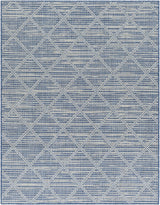 Ivora Blue Outdoor Area Rug - Clearance - Ornate Home