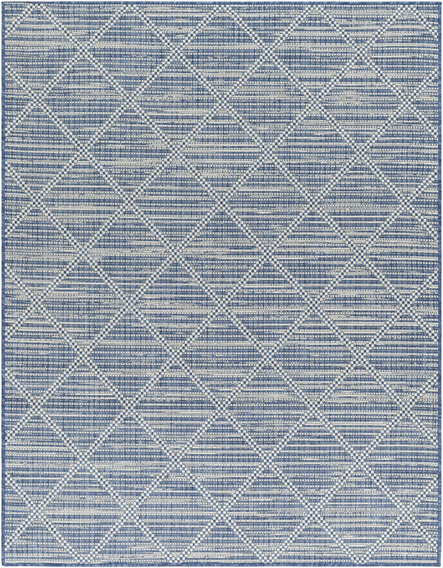 Ivora Blue Outdoor Area Rug - Clearance - Ornate Home
