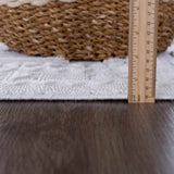 Ivory Alya 3D Medallion Fringe @Area Rug - Clearance - Ornate Home