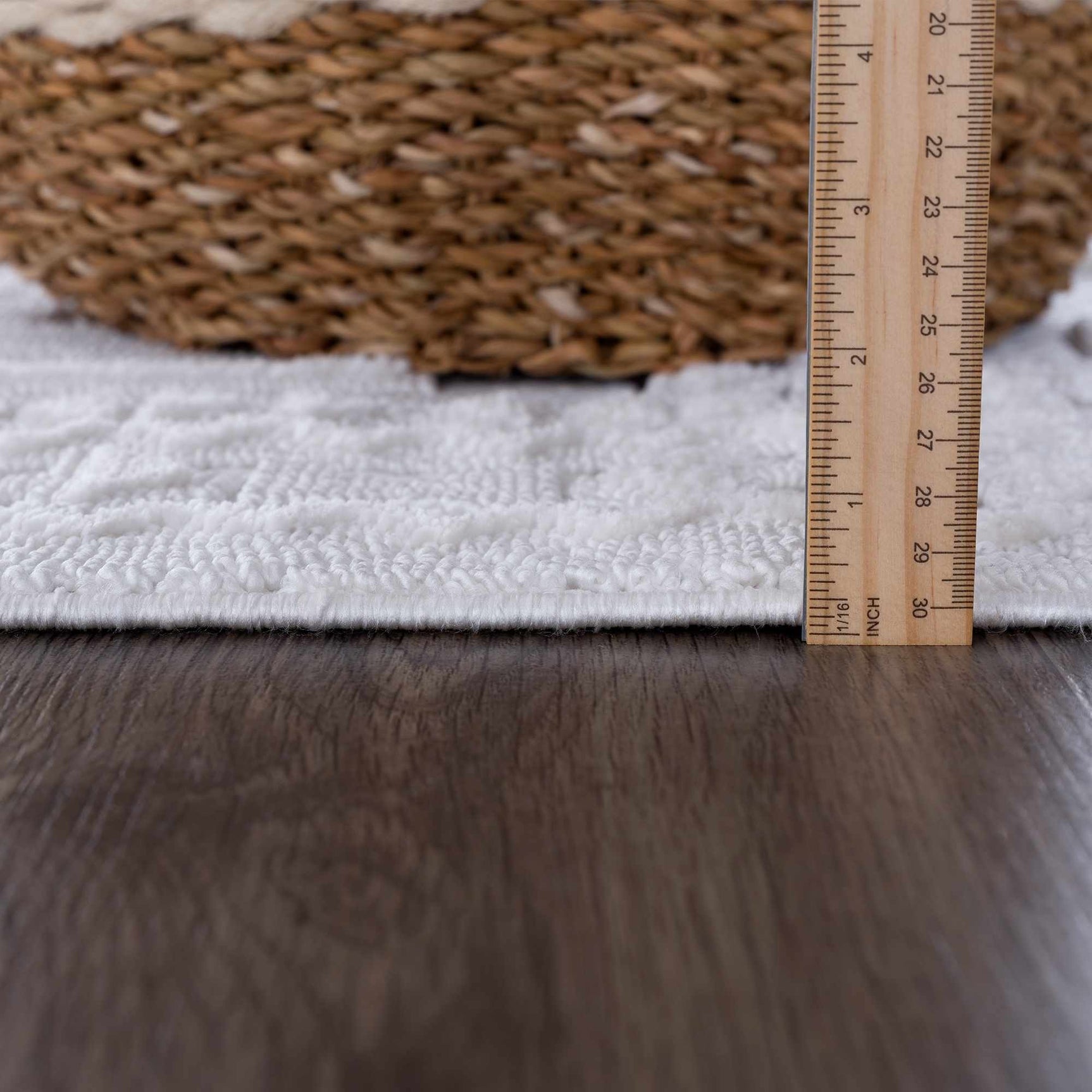 Ivory Alya 3D Medallion Fringe @Area Rug - Clearance - Ornate Home