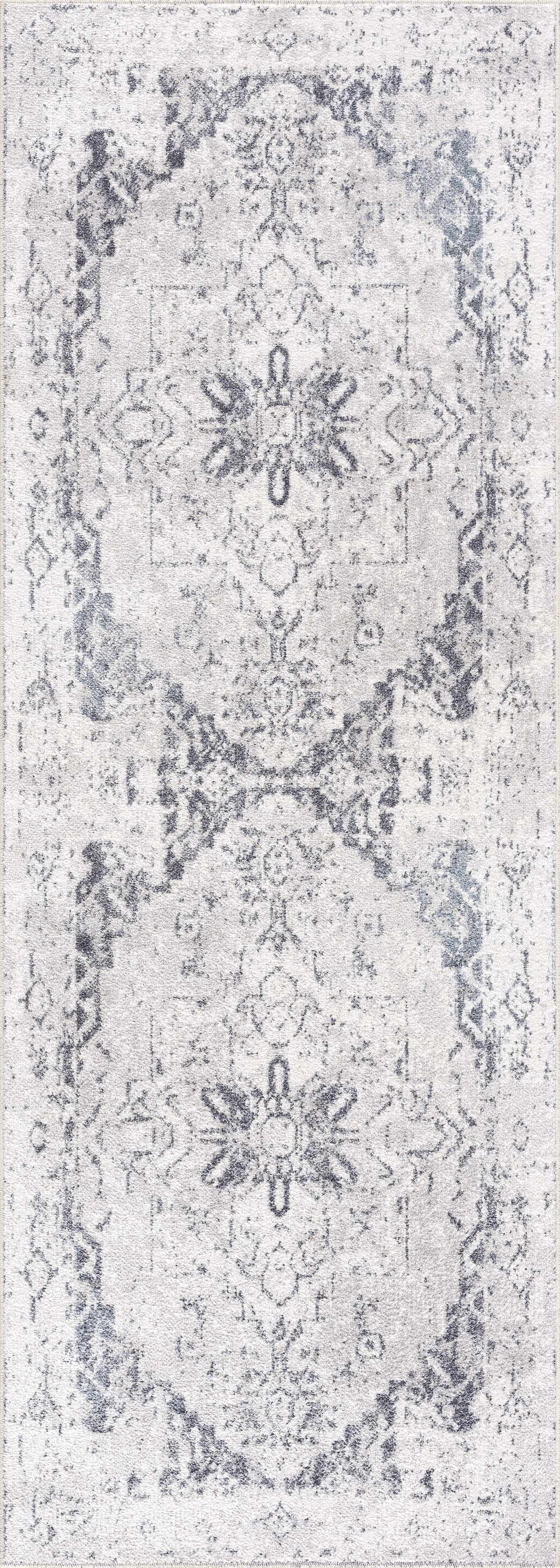 Ivory Hera Washable Area Rug - Ornate Home