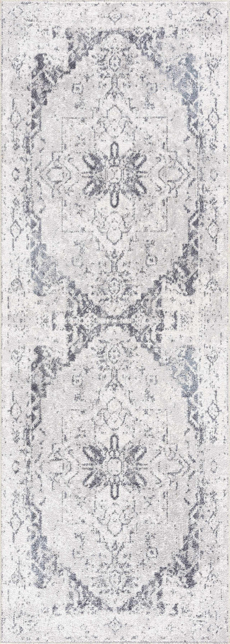 Ivory Hera Washable Area Rug - Ornate Home