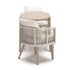Ivory Vine Beige Outdoor Table/Chairs (Set of 3) - Ornate Home