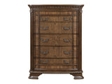 Ivoura Warm Walnut Chest - Ornate Home