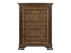 Ivoura Warm Walnut Chest - Ornate Home