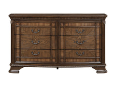 Ivoura Warm Walnut Dresser - Ornate Home
