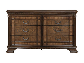 Ivoura Warm Walnut Dresser - Ornate Home