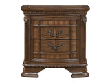Ivoura Warm Walnut Nightstand - Ornate Home