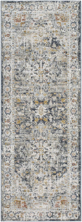 Ivria Navy & Rust Area Rug - Ornate Home
