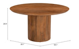 Izola Brown Dining Table - Ornate Home