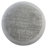 Izzy Blue Fabric Ottoman - Ornate Home