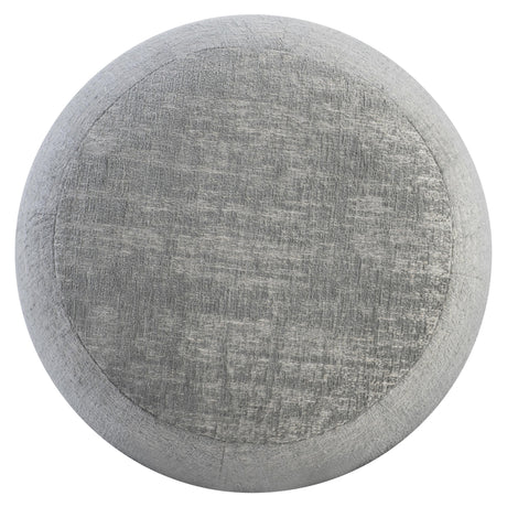 Izzy Blue Fabric Ottoman - Ornate Home