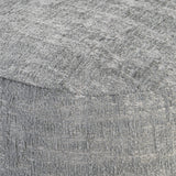 Izzy Blue Fabric Ottoman - Ornate Home