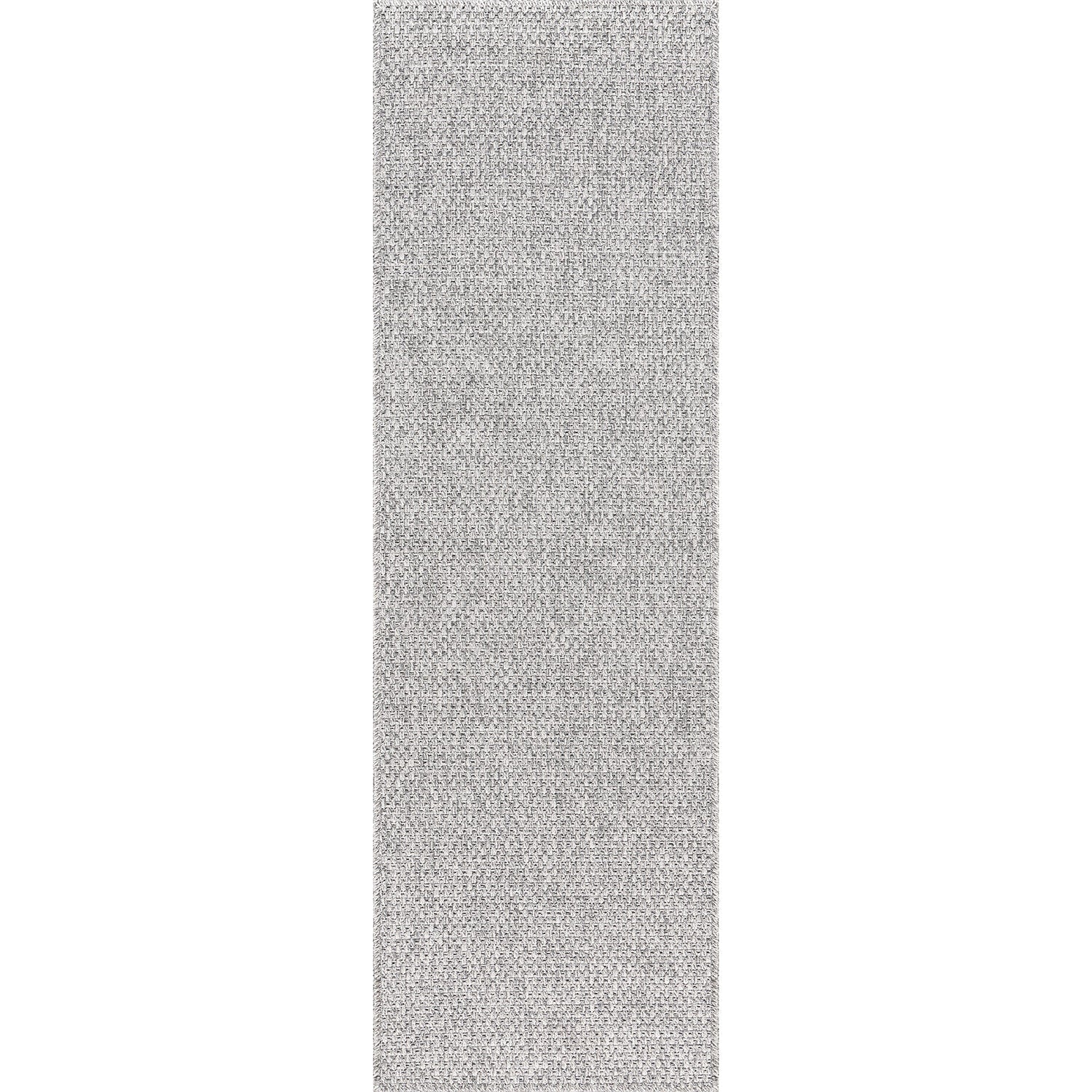 Jorena Gray Jute-Look Rug | Modern Indoor/Outdoor