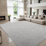 Jorena Gray Jute-Look Rug | Modern Indoor/Outdoor