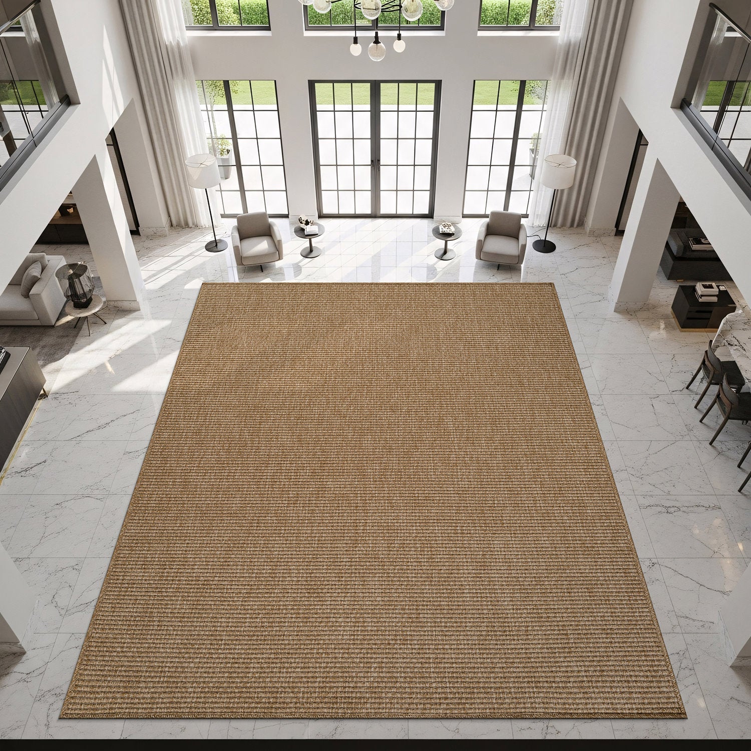 Jorena Natural Jute-Look Rug | Indoor & Outdoor