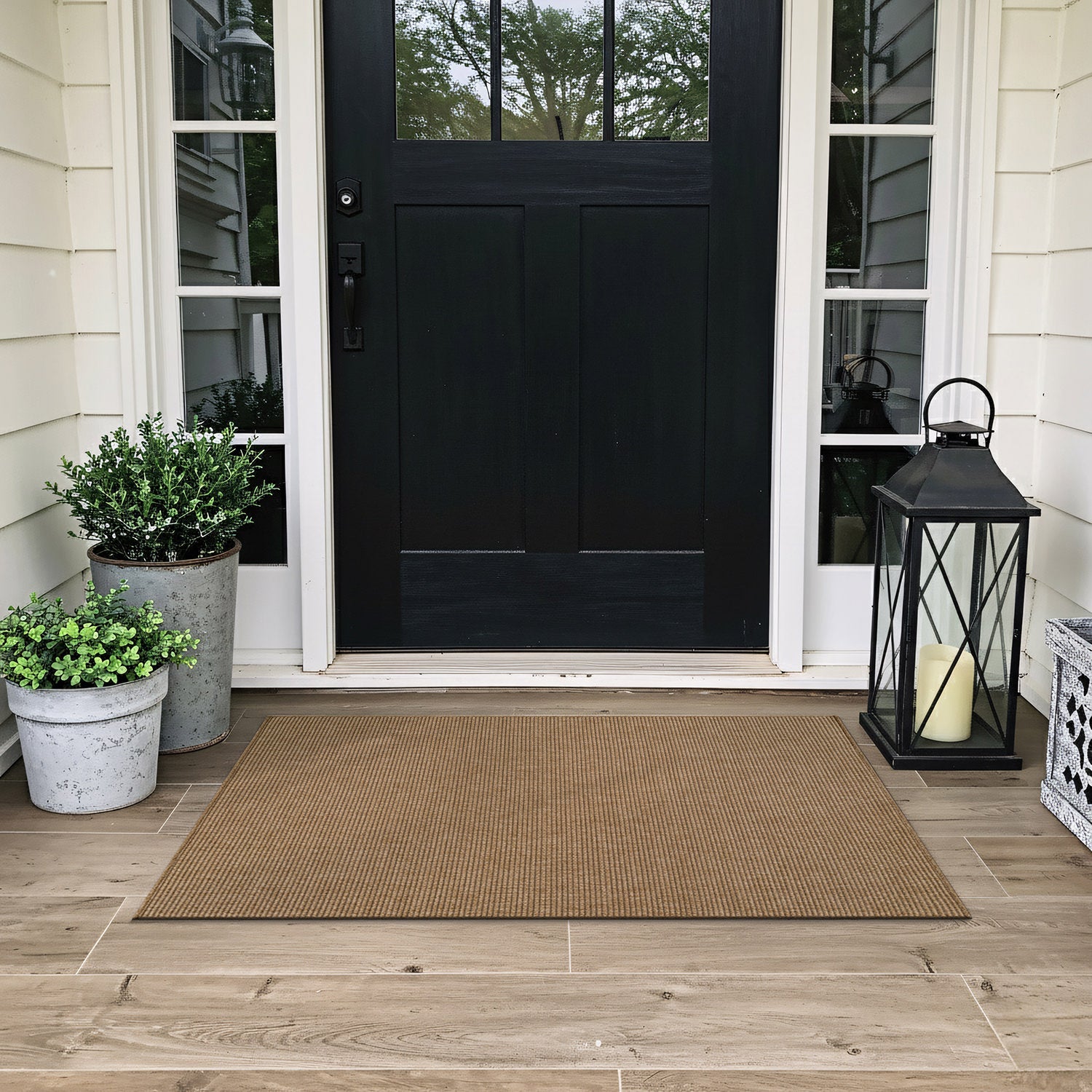 Jorena Natural Jute-Look Rug | Indoor & Outdoor