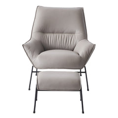 Jabel Grain Accent Chair & Ottoman - Ornate Home