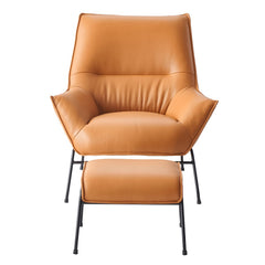 Jabel Sandstone Accent Chair & Ottoman - Ornate Home