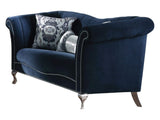 Jaborosa Loveseat with 2 Pillows in Blue - Ornate Home